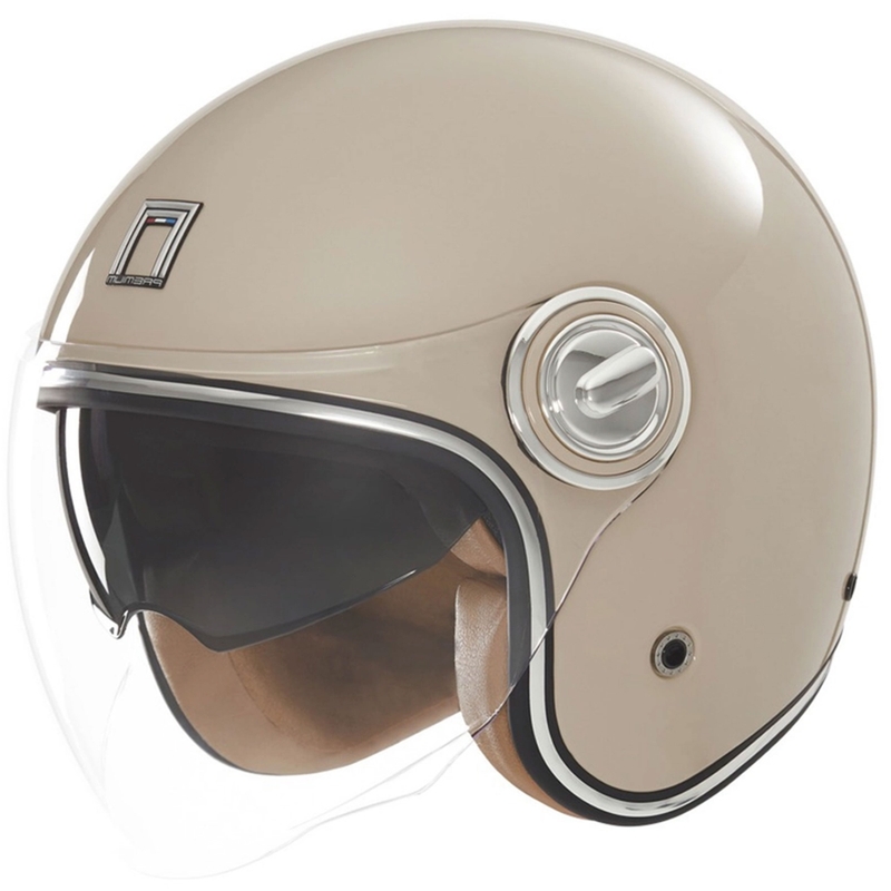 NOX PREMIUM Heritage nyitott motoros bukósisak bézs