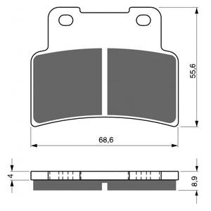 Fékbetét GOLDFREN 251 S3