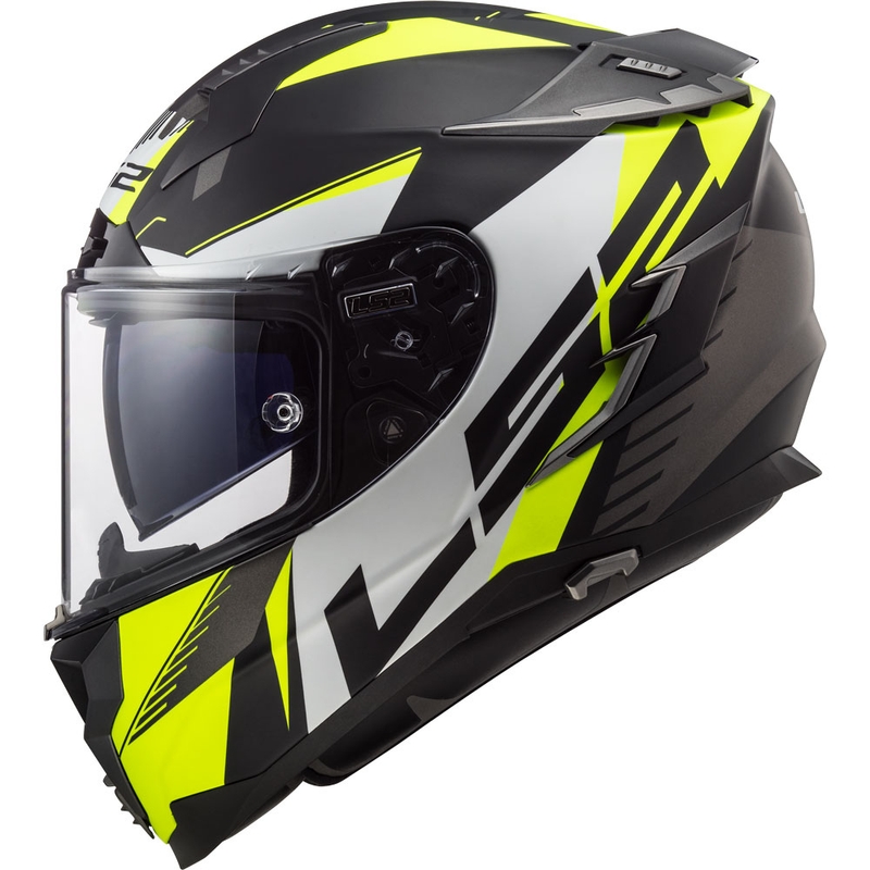Zárt motoros sisak LS2 FF327 Challenger Squadron fekete-neon sárga kiárusítás