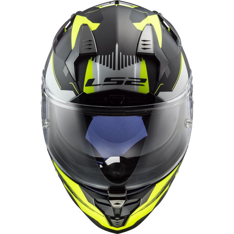 Zárt motoros sisak LS2 FF327 Challenger Squadron fekete-neon sárga kiárusítás