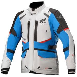 Alpinestar Andes Drystar Honda motoros kabát szürke-fekete-kék-piros