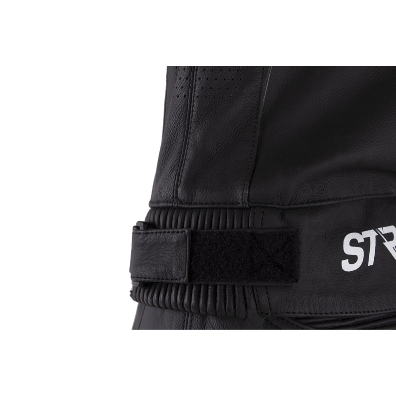Street Racer Fast Track 2.1 motoros bőrkombi fekete-fehér