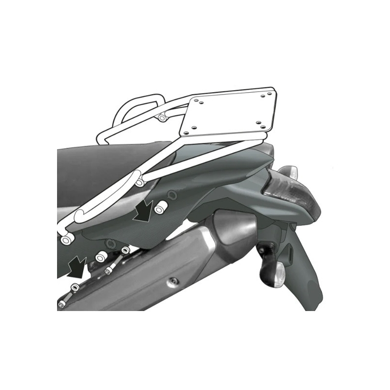 Top master szerelőkészlet SHAD részére YAMAHA XT 660 R 2004-2016, YAMAHA XT 660 X 2004-2016