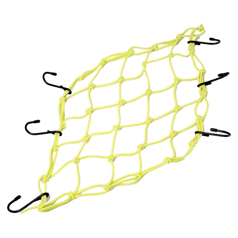Motoros háló motorkerékpárra - Spider - fluo sárga