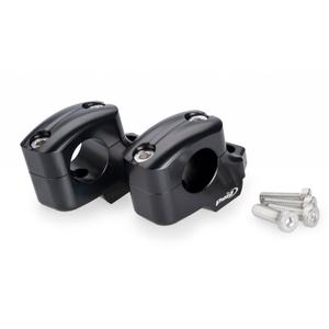 Risers PUIG PULLBACK 22101N fekete height 25mm, d 29mm