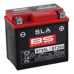 Gyárilag aktivált akkumulátor BS-BATTERY BTX5L (FA) (YTX5L (FA)) SLA