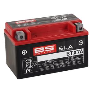 Gyárilag aktivált akkumulátor BS-BATTERY BTX7A (FA) (YTX7A (FA)) SLA