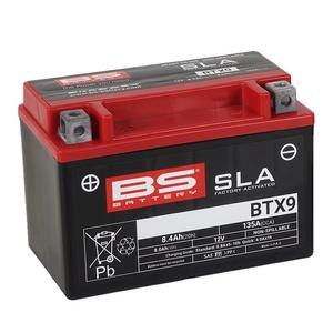 Gyárilag aktivált akkumulátor BS-BATTERY BTX9 (FA) (YTX9 (FA)) SLA