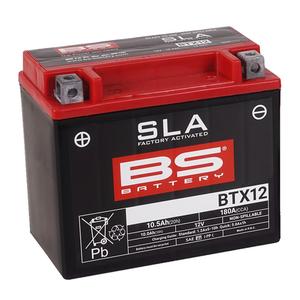 Gyárilag aktivált akkumulátor BS-BATTERY BTX12 (FA) (YTX12 (FA)) SLA