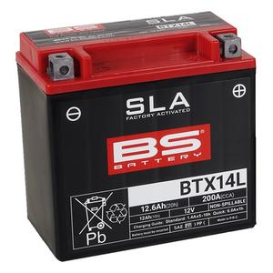 Gyárilag aktivált akkumulátor BS-BATTERY BTX14L (FA) (YTX14L (FA)) SLA