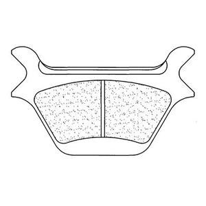 Fékbetét CL BRAKES 2370 RX3