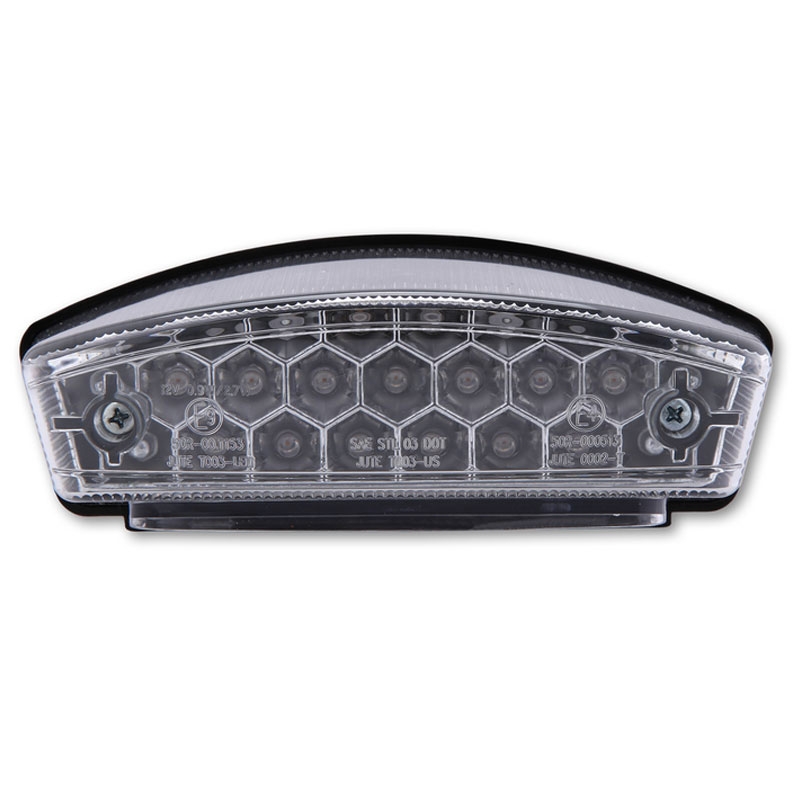 Highsider Smart Monster LED hátsó lámpa motorokhoz fekete
