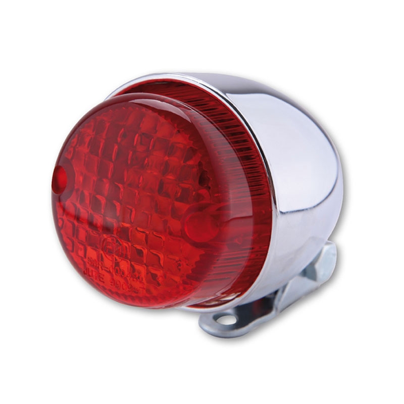 Highsider Smart Texas hátsó lámpa motorokhoz krómozott