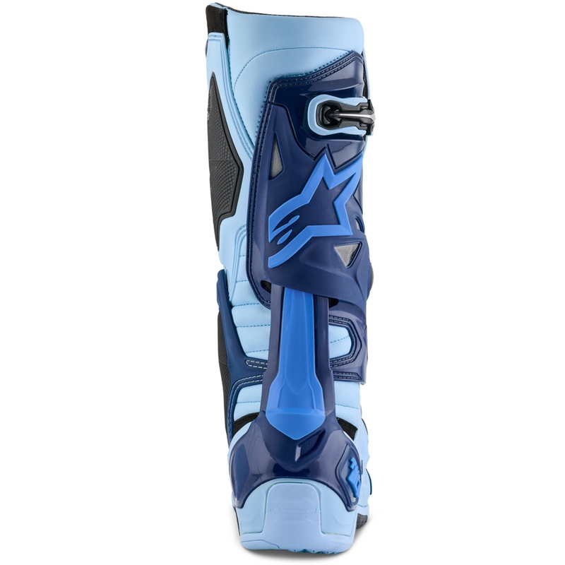 Alpinestars Tech 10 limitált kiadású Steelers motoros csizma kék-világoskék