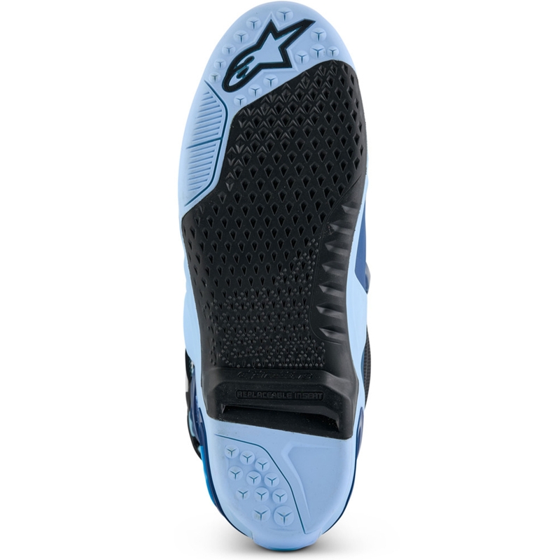Alpinestars Tech 10 limitált kiadású Steelers motoros csizma kék-világoskék