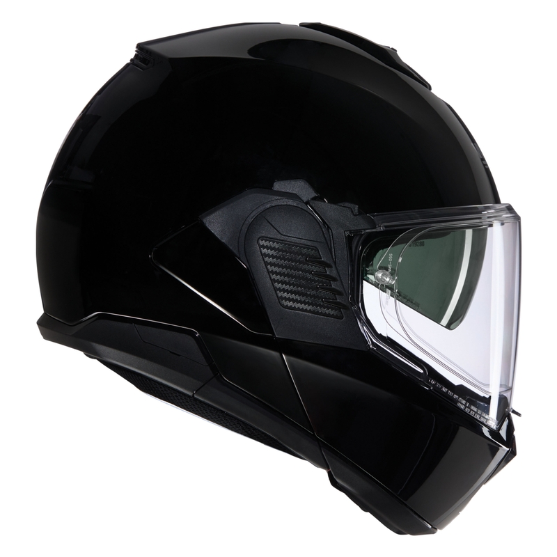 Nolan N100-6 Classico N-COM 301 hátrahajtható állú motoros bukósisak fekete