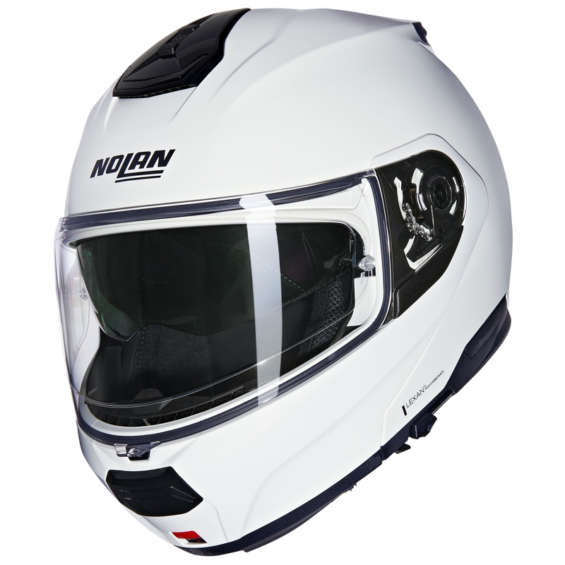 Nolan N100-6 Classico N-COM 305 felnyitható motoros bukósisak fehér
