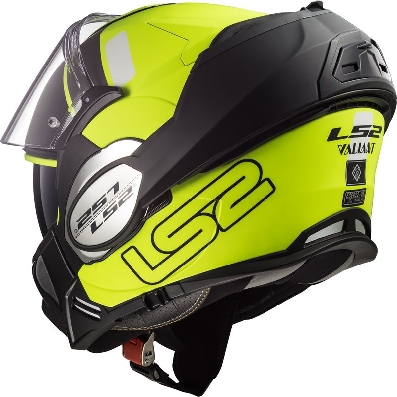 Flip sisak motorkerékpárhoz LS2 FF399 Valiant Prox fekete-fluo sárga eladó
