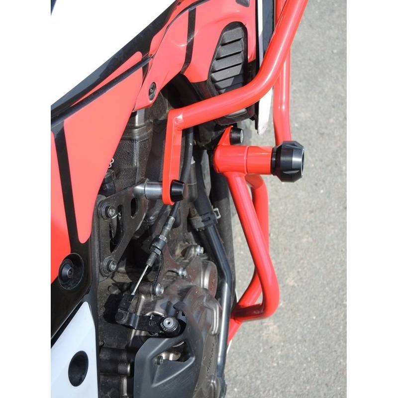 Engine guards RDMOTO piros (with protectors)