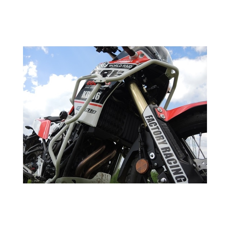 Engine guards RDMOTO fehér (with protectors)