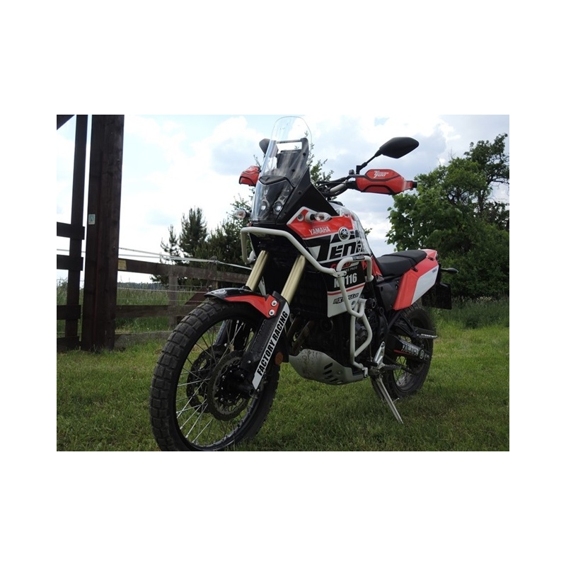 Engine guards RDMOTO fehér (with protectors)