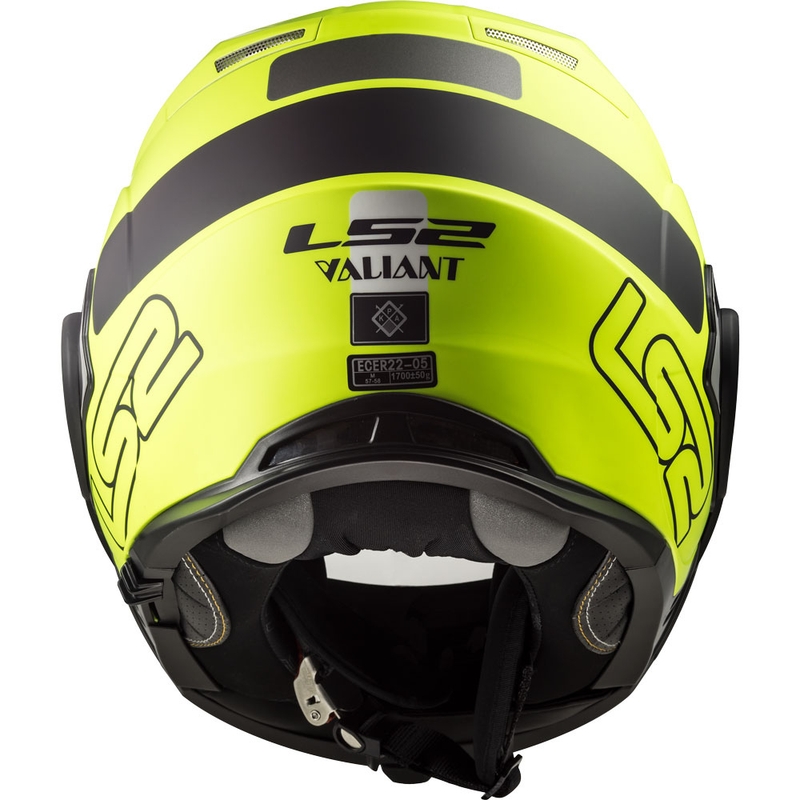 Flip sisak motorkerékpárhoz LS2 FF399 Valiant Prox fekete-fluo sárga eladó