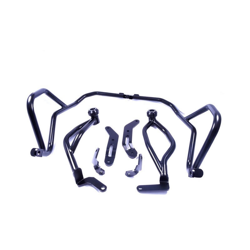 Engine guards RDMOTO fekete lower + upper frames (with protectors)