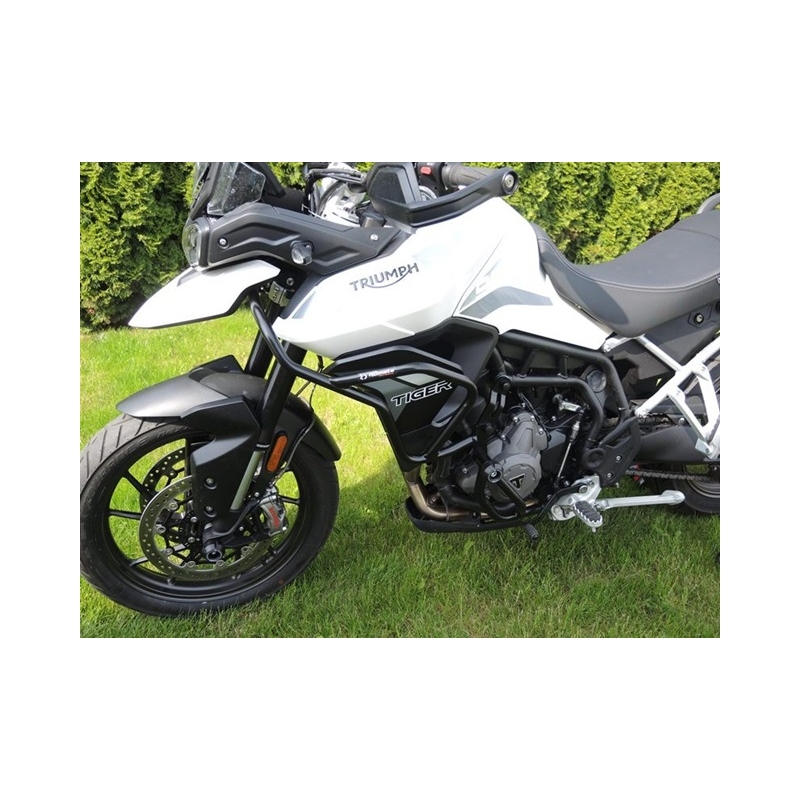 Engine guards RDMOTO fekete lower + upper frames (with protectors)