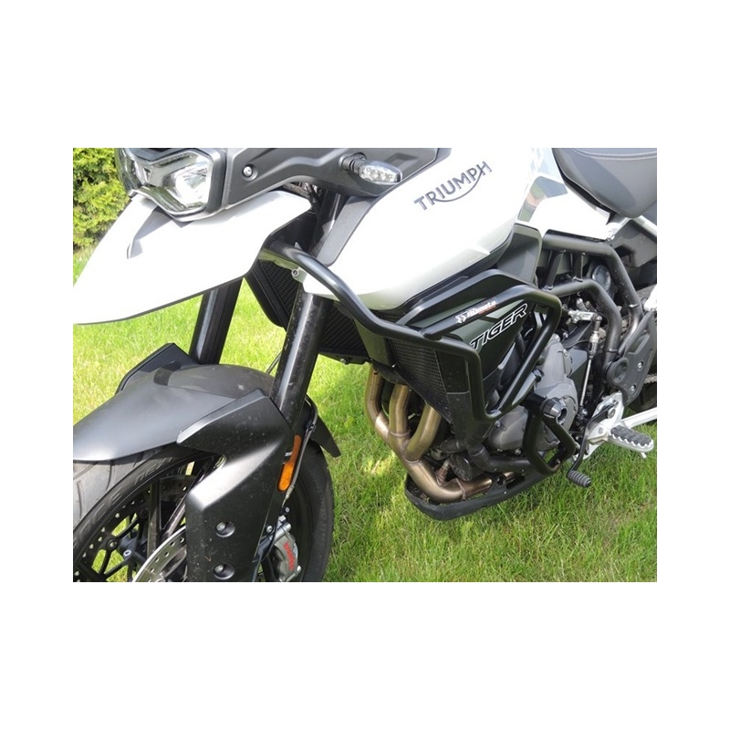 Engine guards RDMOTO fekete lower + upper frames (with protectors)