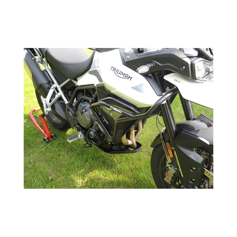 Engine guards RDMOTO fekete lower + upper frames (with protectors)