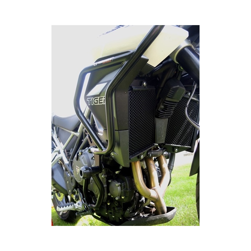 Engine guards RDMOTO fekete lower + upper frames (with protectors)