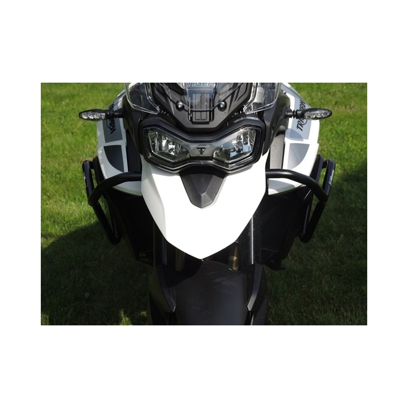 Engine guards RDMOTO fekete lower + upper frames (with protectors)