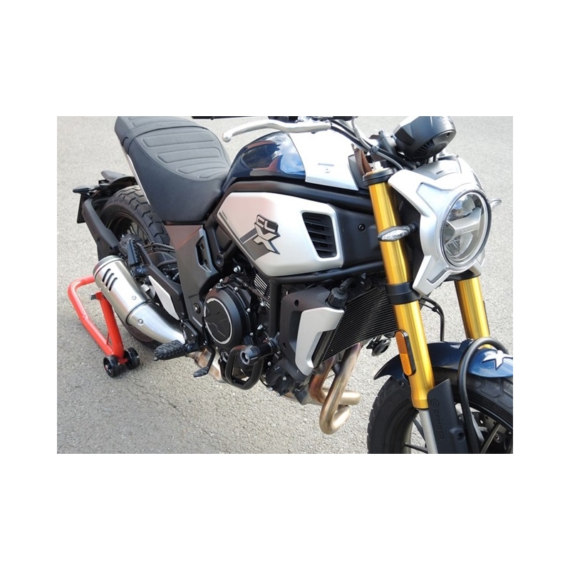 Engine guards RDMOTO fekete (with protectors)