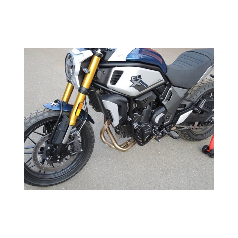 Engine guards RDMOTO fekete (with protectors)