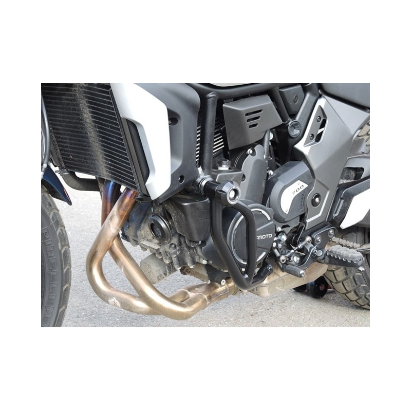 Engine guards RDMOTO fekete (with protectors)