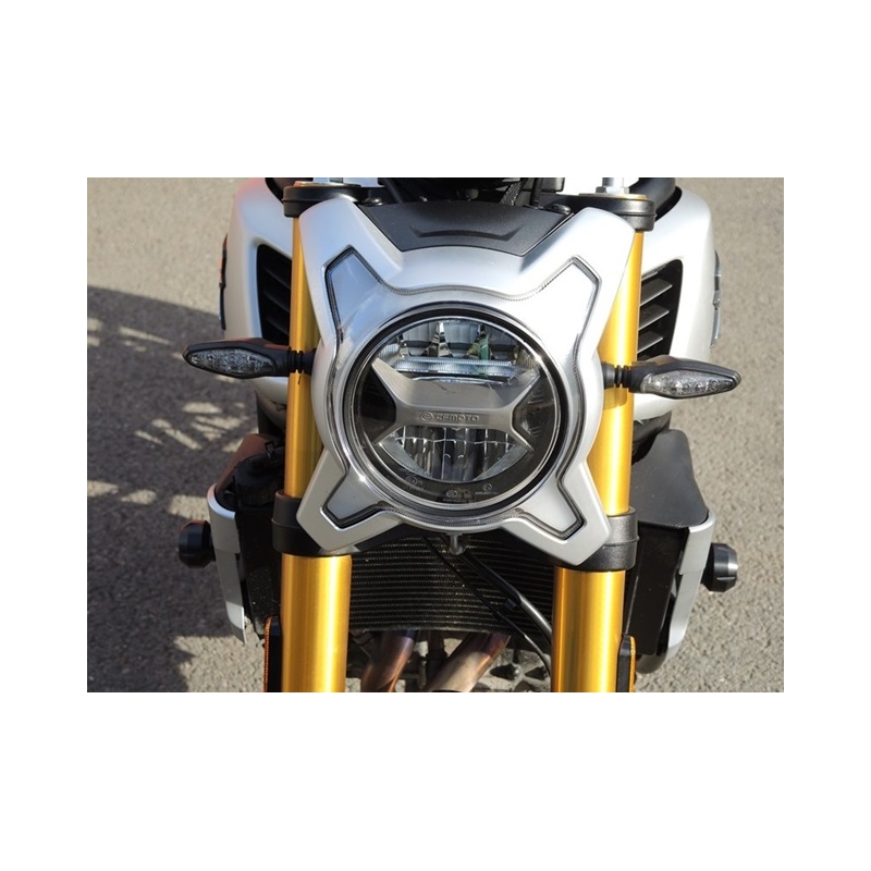 Engine guards RDMOTO fekete (with protectors)