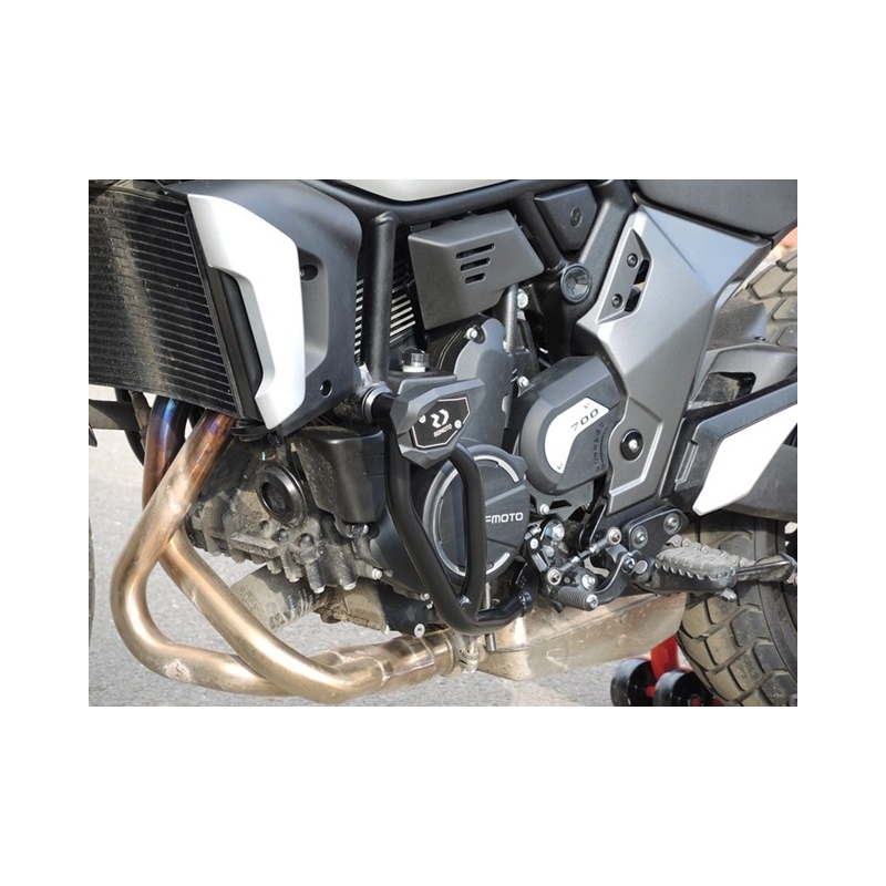 Engine guards RDMOTO fekete (with protectors)