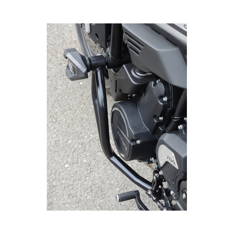 Engine guards RDMOTO fekete (with protectors)