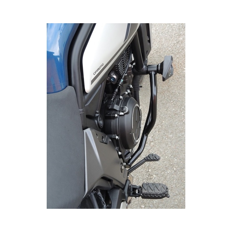 Engine guards RDMOTO fekete (with protectors)