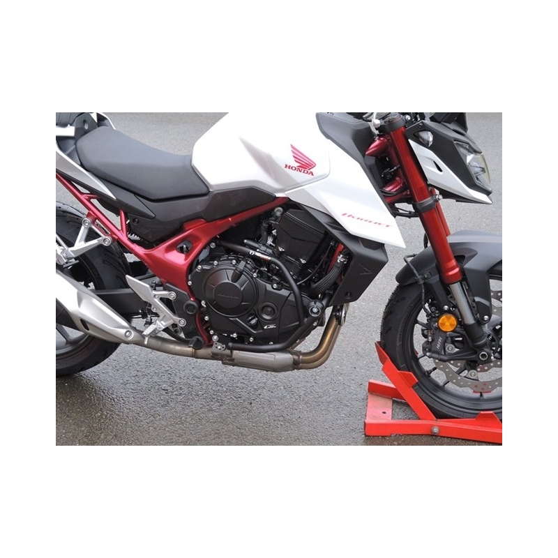 Engine guards RDMOTO fekete (with protectors)