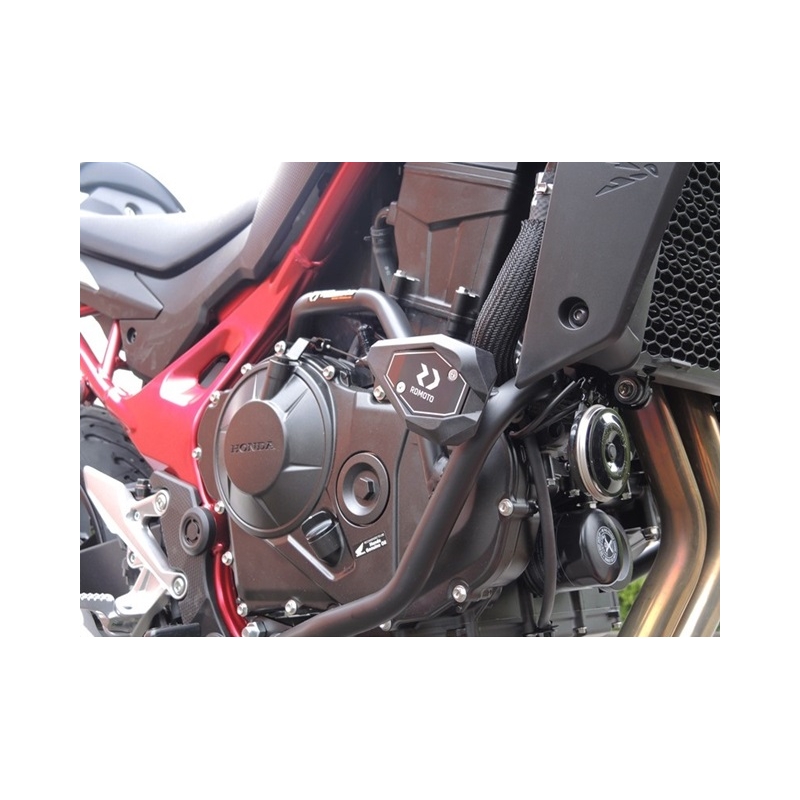 Engine guards RDMOTO fekete (with protectors)