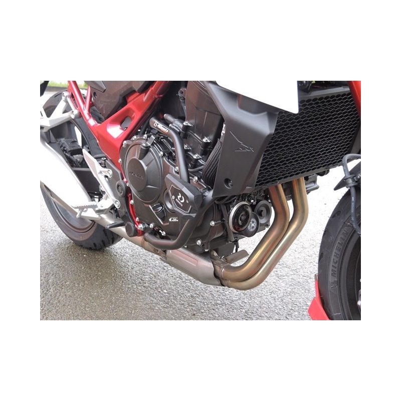 Engine guards RDMOTO fekete (with protectors)