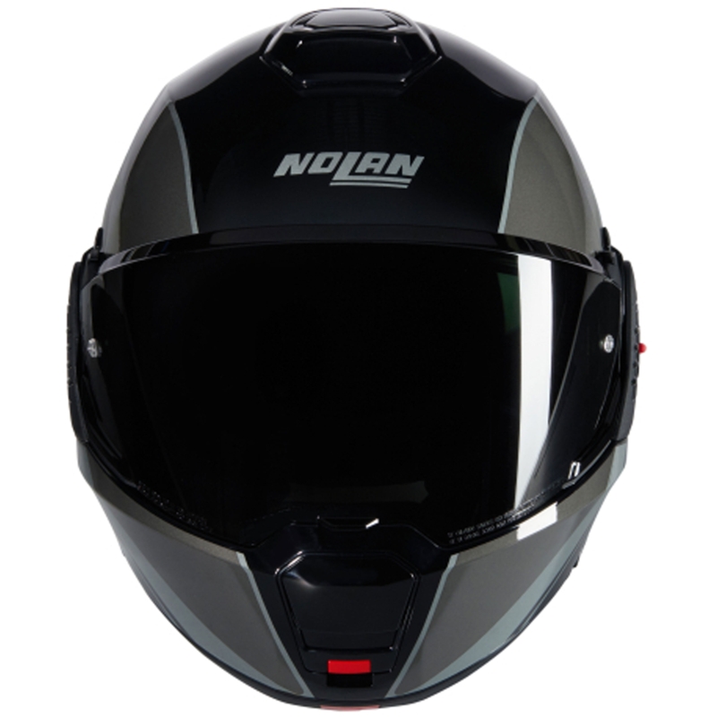 Nolan N120-1 Verniciatura Speciale N-COM 341 hátrahajtható állú motoros bukósisak fekete-szürke