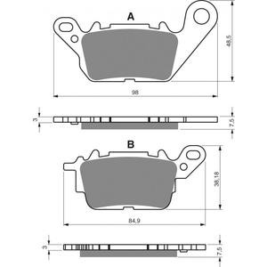 Fékbetét GOLDFREN 380 AD  STREET