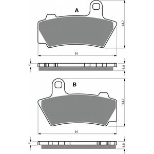 Fékbetét GOLDFREN 443 S3