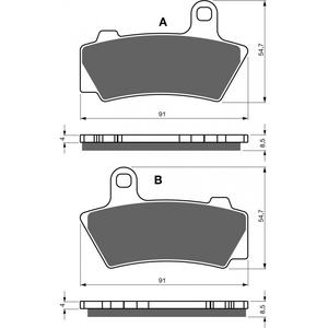 Fékbetét GOLDFREN 446 S3