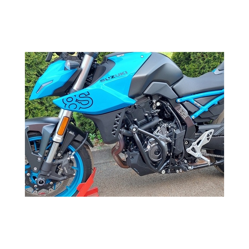 Engine guards RDMOTO fekete (with protectors)