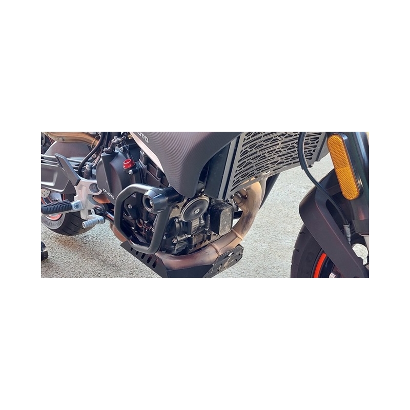 Engine guards RDMOTO fekete (with protectors)