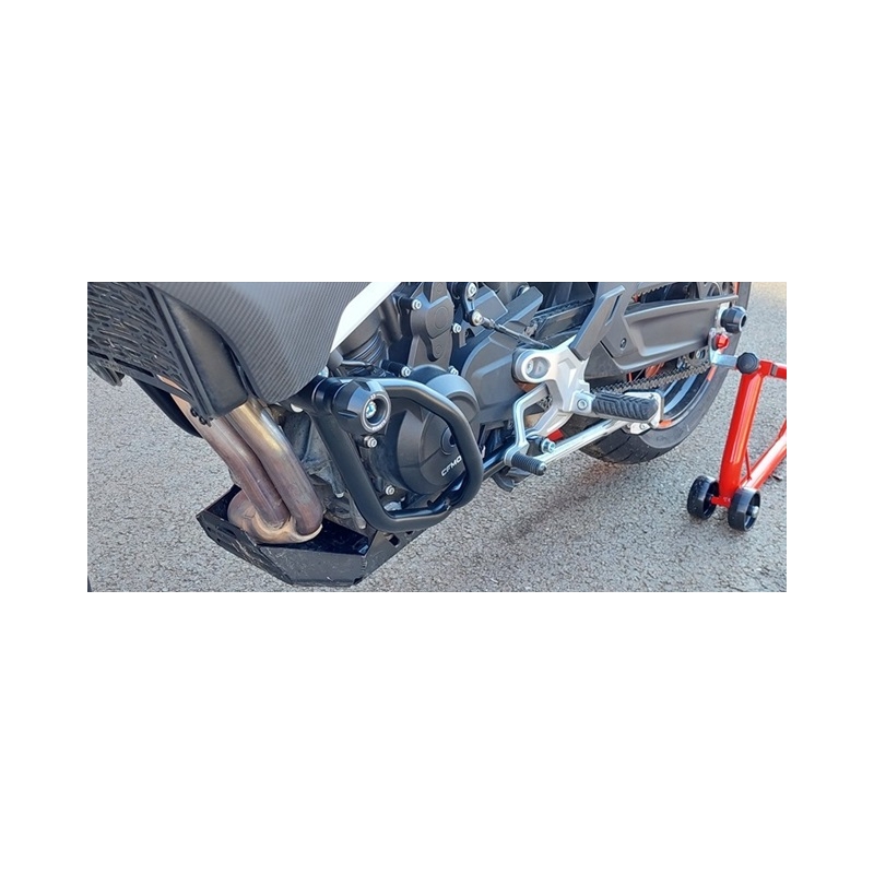 Engine guards RDMOTO fekete (with protectors)