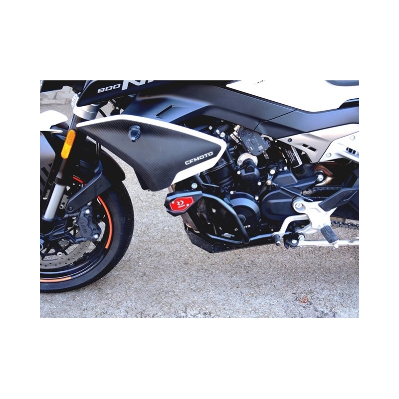 Engine guards RDMOTO fekete (with protectors)